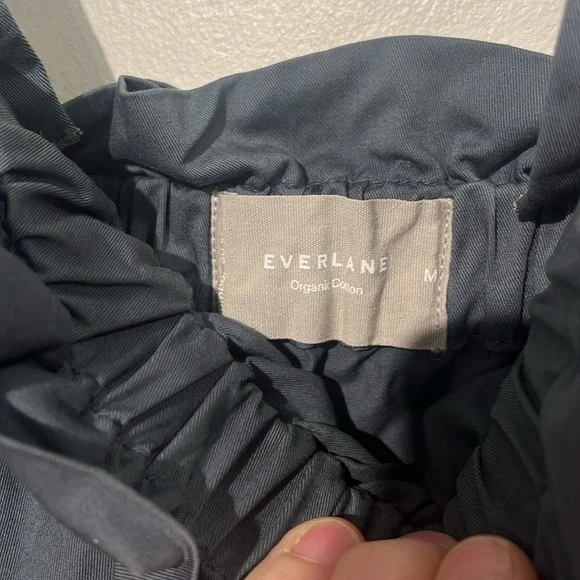 Everlane  The Paperbag Dress in Dark Slate - size M - Picture 9 of 11